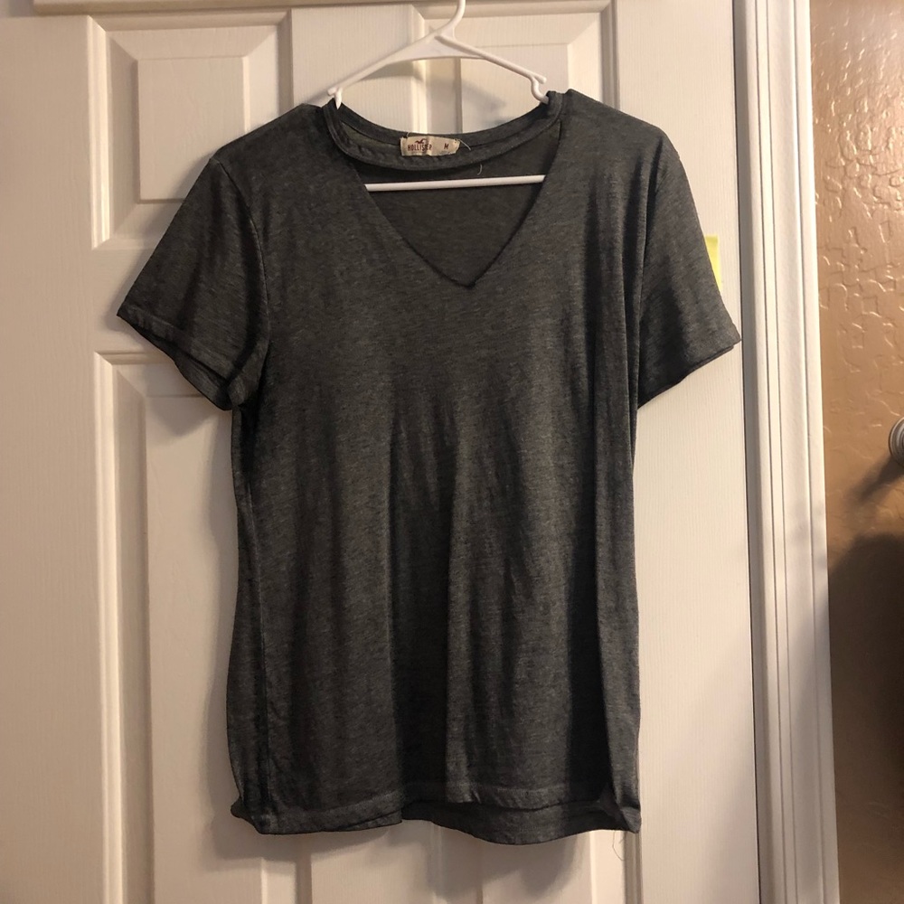 Short sleeve v-neck top